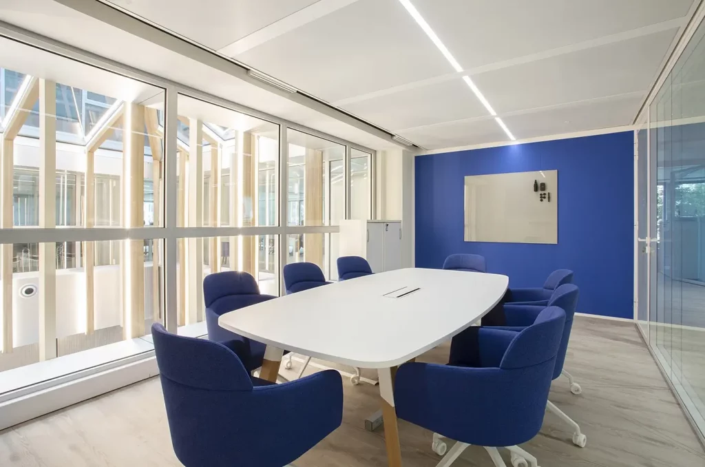 Salle de réunion - aménagement de bureaux - acoustique